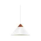 DFTP by Nordlux Kinto Pendel Lampe Metal og Træ Hvid | 420mm - Egnet til E27