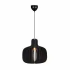 Nordlux Hazo 43 Pendel Lampe Træ Sort | Egnet til 1x E27