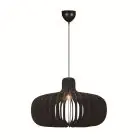 Nordlux Hazo 65 Pendel Lampe Træ Sort | Egnet til 1x E27