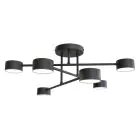 Emibig Loftlampe Halo Stål Sort | Egnet til 6x GX53 - Max 8W