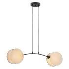 Emibig Pendel Lampe Motif Stål Sort | Egnet til 2x E27 - Max 15W
