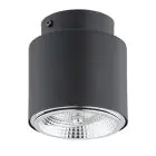 Emibig Loftlampe Nano Stål Sort | Egnet til 1x GU10 (AR111) - Max 12W