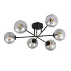 Emibig Loftlampe Roma Stål Sort | Egnet til 6x E14 - Max 10W