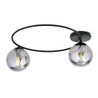 Emibig Loftlampe Sopra Stål Sort | Egnet til 2x E14 - Max 10W