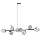 Emibig Pendel Lampe Pandora Stål Sort | Egnet til 8x E14 - Max 10W