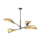 Emibig Loftlampe Lotus Stål Sort | Egnet til 4x E14 - Max 10W