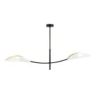 Emibig Loftlampe Lotus Stål Sort | Egnet til 2x E14 - Max 10W