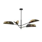 Emibig Loftlampe Vene Stål Sort | Egnet til 4x E14 - Max 10W