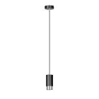 Emibig Pendel Lampe Fumiko Stål Sort | Egnet til 1x GU10 - Max 10W
