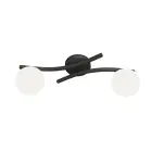 Emibig Loftlampe Opus Stål Sort | Egnet til 2x E14 - Max 10W
