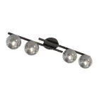 Emibig Loftlampe Kairo Stål Sort | Egnet til 4x E14 - Max 10W