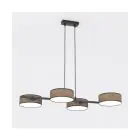 Emibig Pendel Lampe Drumz Stål Brun | Egnet til 4x E14 - Max 10W