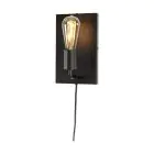 It's about RoMi Vægbelysning Madrid Jern Sort L | Egnet til 1x E27 