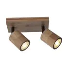 Good&Mojo Loftlampe Java Bambus Brun | Egnet til 2x GU10 