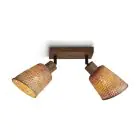 Good&Mojo Loftlampe Java Bambus Brun | Egnet til 2x E27 