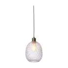 It's about RoMi Pendel Lampe Venice Glas Gennemsigtig | Egnet til 1x E27 