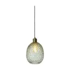It's about RoMi Pendel Lampe Venice Glas Grøn | Egnet til 1x E27 