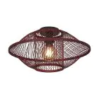 Good&Mojo Loftlampe Maui Bambus Burgundy S | Egnet til 1x E27 