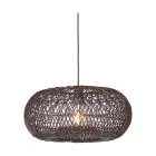 Good&Mojo Pendel Lampe Arizona Rattan Burgundy S | Egnet til 1x E27 