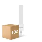 Fordelspakke 10x Noxion Lucent PL-S LED 4.3W - 840 Kold Hvid | 2-Pinde - Erstatter 9W