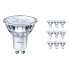 Fordelspakke 10x Philips Corepro LED Spot GU10 PAR16 2.7W 225lm 36D - 830 varm hvid | erstatter 25W