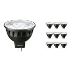 Fordelspakke 10x Philips Master LED Spot GU5.3 MR16 6.7W 440lm 36D - 930 varm hvid | bedste farvegengivelse - dæmpbar - erstatter 35W