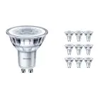 Fordelspakke 10x Philips Corepro LED Spot GU10 PAR16 3.5W 275lm 36D - 840 kold hvid | erstatter 35W