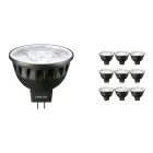Fordelspakke 10x Philips Master LED Spot GU5.3 MR16 6.7W 410lm 10D - 927 ekstra varm hvid | bedste farvegengivelse - dæmpbar - erstatter 35W