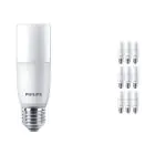 Fordelspakke 10x Philips Corepro LED E27 Tubular Stick matt 9.5W 1050lm - 840 kold hvid | erstatter 75W