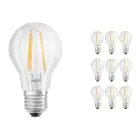 Fordelspakke 10x Ledvance Classic LED E27 Pære filament klar 4.2W 470lm - 927 ekstra varm hvid | bedste farvegengivelse - dæmpbar - erstatter 40W