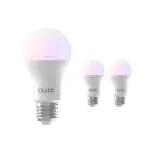 Fordelspakke 3x Calex Smart Tuya Wifi E27 Pære 8.5W 806lm - 822-840 Justerbar Hvid | RGBW - dæmpbar - erstatter 60W