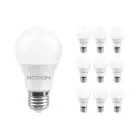 Fordelspakke 10x Noxion Lucent Classic LED E27 Pære matt 4.9W 480lm - 827 ekstra varm hvid | erstatter 40W