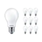Fordelspakke 10x Philips MASTER Value LED Pære E27 Pære matt 5.9W 806lm - 927 ekstra varm hvid | bedste farvegengivelse - dæmpbar - erstatter 60W
