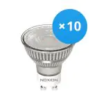 Fordelspakke 10x Noxion LED spot GU10 PAR16 3W 230lm 36D - 827 ekstra varm hvid | dæmpbar - erstatter 35W