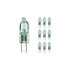 Fordelspakke 10x Philips Microprojection Halogen G4 Pære Focusline 10 W 