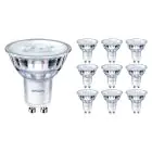 Fordelspakke 10x Philips Corepro LED Spot GU10 PAR16 4.9W 460lm 36D - 830 varm hvid | erstatter 65W