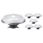 Fordelspakke 6x Philips MASTER LED Spot G53 AR111 10.8W 600lm 9D - 927 ekstra varm hvid | bedste farvegengivelse - dæmpbar - erstatter 50W