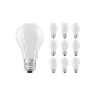Fordelspakke 10x Ledvance Classic LED E27 Pære filament matt 11W 1521lm - 827 ekstra varm hvid | dæmpbar - erstatter 100W