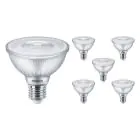 Fordelspakke 6x Philips Master Value LED Pære Reflektor E27 PAR30 9.5W 820lm 25D - 940 kold hvid | bedste farvegengivelse - dæmpbar - erstatter 75W