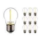 Fordelspakke 10x Noxion Lucent LED E27 Kugle filament klar 1.4W 136LM - 827 ekstra varm hvid | erstatter 15W
