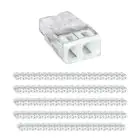 Fordelspakke 100x Wago 2273-202 Dåseklemme Compact | 2 Stålwire Tilslutning - Push Stålwire