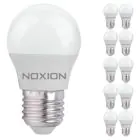 Fordelspakke 10x Noxion Lucent Classic LED E27 Kugle Matt 4.5W 470lm - 827 Ekstra Varm Hvid | Erstatter 40W