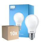Fordelspakke 10x Philips Corepro LED Pære E27 Pære matt 10.5W 1521lm - 830 varm hvid | erstatter 100W