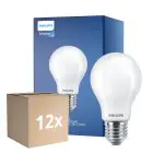 Fordelspakke 12x Philips Master LED E27 Pære Filament Matt 10.5W 1521lm - 922-927 Dim To Warm | Bedste Farvegengivelse - Dæmpbar - Erstatter 100W