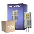 Fordelspakke 12x Noxion Bolt LED Capsule G4 2W 200lm - 827 Ekstra Varm Hvid | Dæmpbar - Erstatter 21W