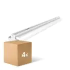 Fordelspakke 4x Noxion Lysrender Click Reflektor V2 LED T8 | Egnet til 2x 150cm LED Lysrør