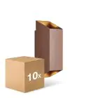 Fordelspakke 10x Nordlux Nico Vægbelysning Aluminium Rusten Up & Down | IP54 - Egnet til 2x GU10