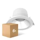 Fordelspakke 6x Noxion LED Downlight Apollo V2.0 15-25W 1800-3060lm 60D - 830/840 CCT | 220mm - Udsnit 200mm