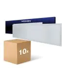 Fordelspakke 10x Noxion LED Panel Ecowhite V4.0 28W 3360lm - 830-840-865 CCT | 120x30cm