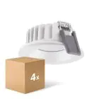 Fordelspakke 4x Ledvance LED spot Air Fix Aluminium Hvid 6W 570lm 36D - 940 kold hvid | Udsnit 68mm - IP65 - bedste farvegengivelse - dæmpbar